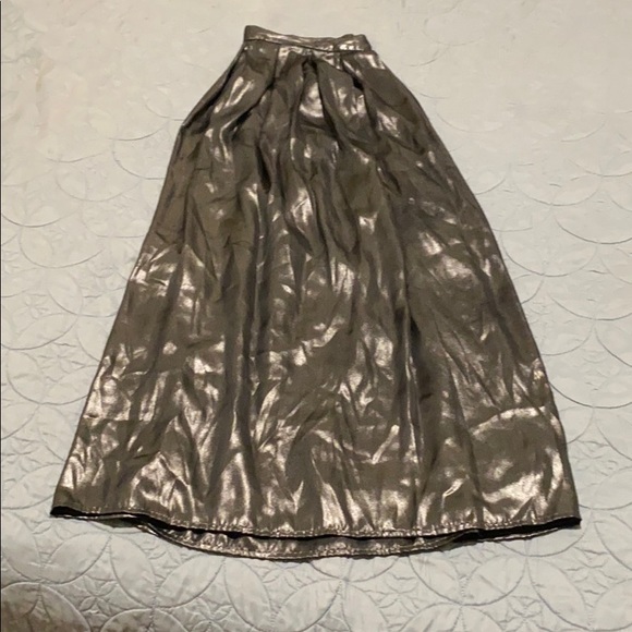 Silver Midi Skirt - Picture 5 of 8